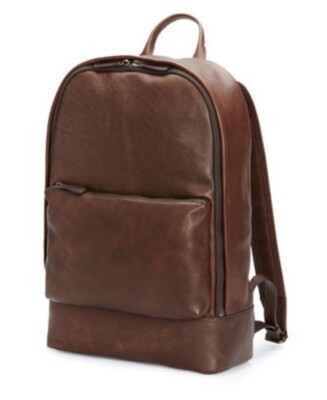 chris leather backpack Chris" Business  STILORD including a padded pocket that fits a 16 Louis Vuitton LV Monogram Christopher