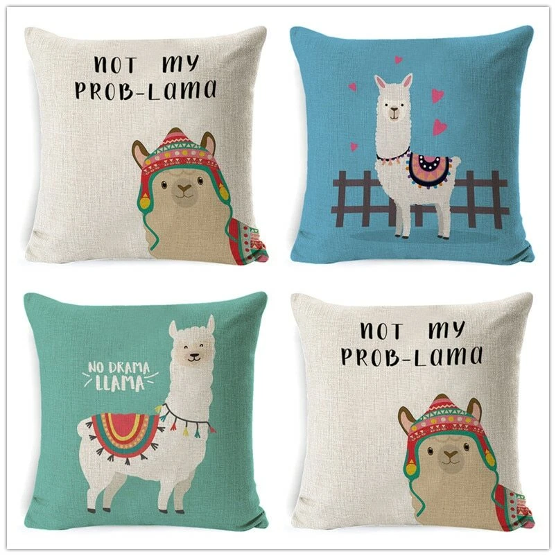 Alpaca pillow shop case