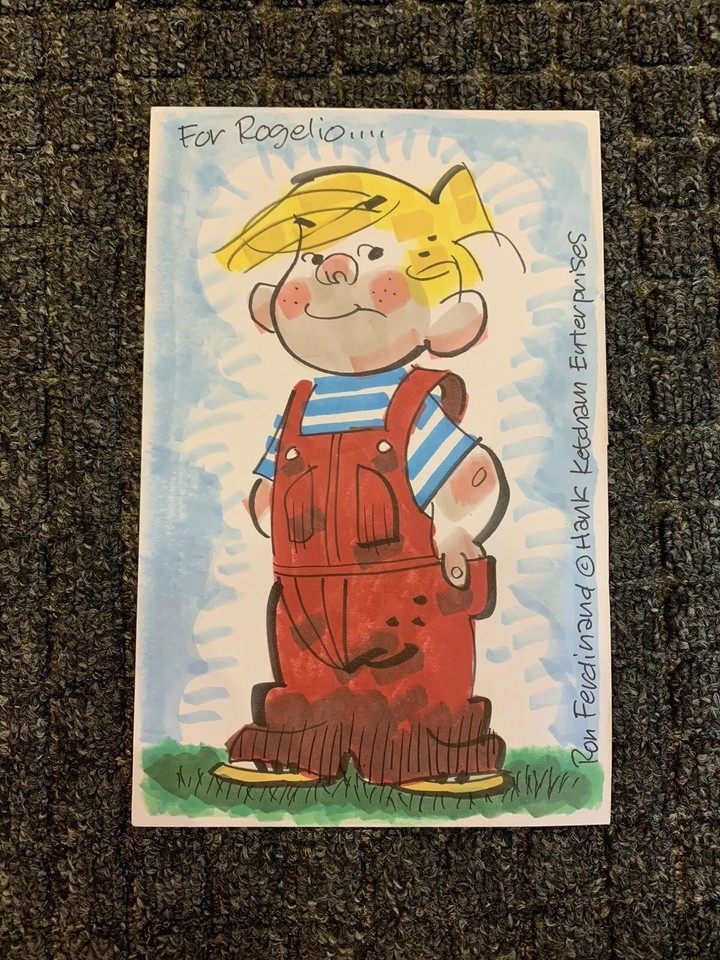 Rob Ferdinand Dennis The Menace Hank Ketcham Enterprises Original Drawing Comic Art