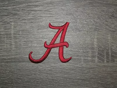 Alabama Crimson Tide College University Embroidered Iron On Patch 3" x 2.75"