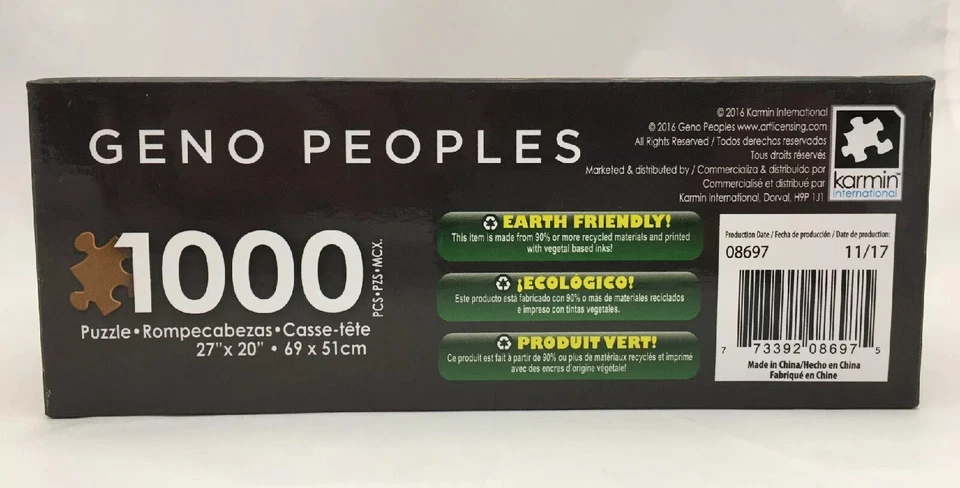 Geno Peoples 1000 шт. головоломка — «Задняя кость Америки» — новая - Изображение 2 из 4