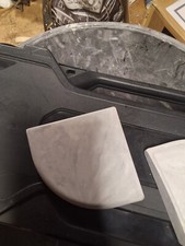 SWAN ES20000.131 STONE TUNDRA Corner Soap Dishes Kit  Pair 