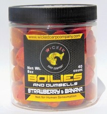 Carp and Catfish Bait Boilies and Dumbells St...