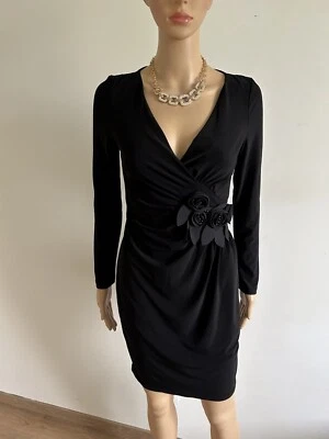 Robe noire à manches longues Anna Field taille 34 jamais portée - Photo 1/4