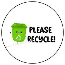 PLEASE RECYCLE SMALL BUSINESS ENVELOPE SEALS LABELS STICKERS