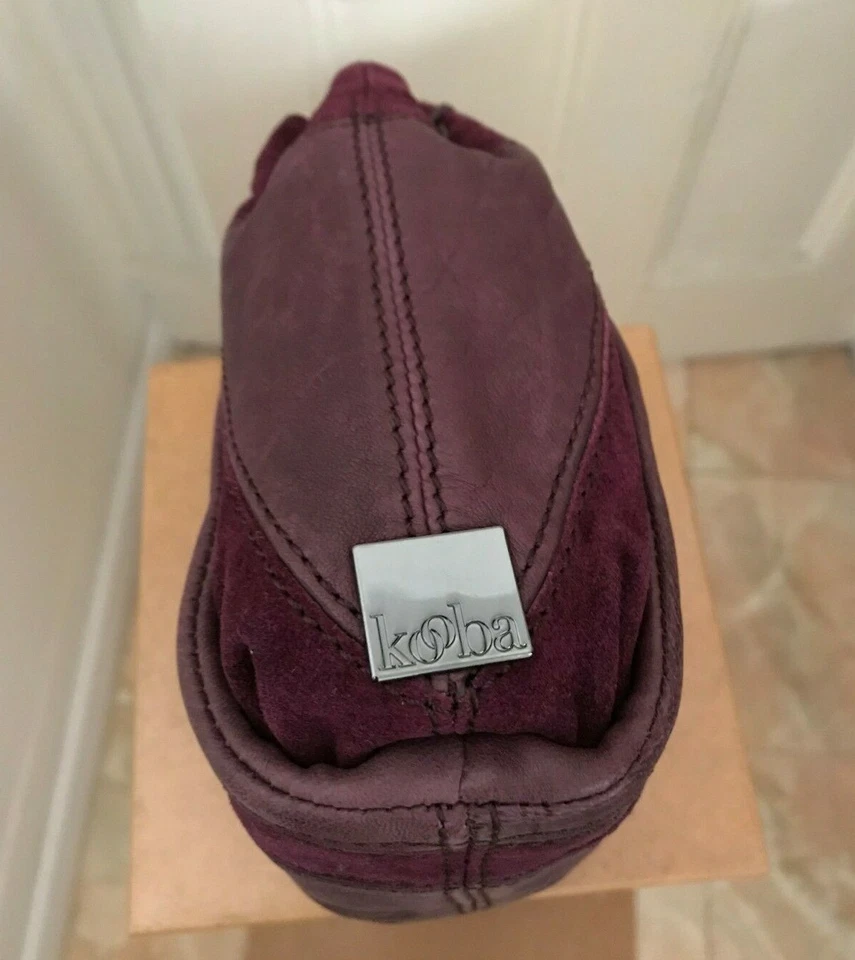 KOOBA  Handbag Leather Color 612 Berry Style Dean  # F10110-90 Retail $348 - Image 3 of 3