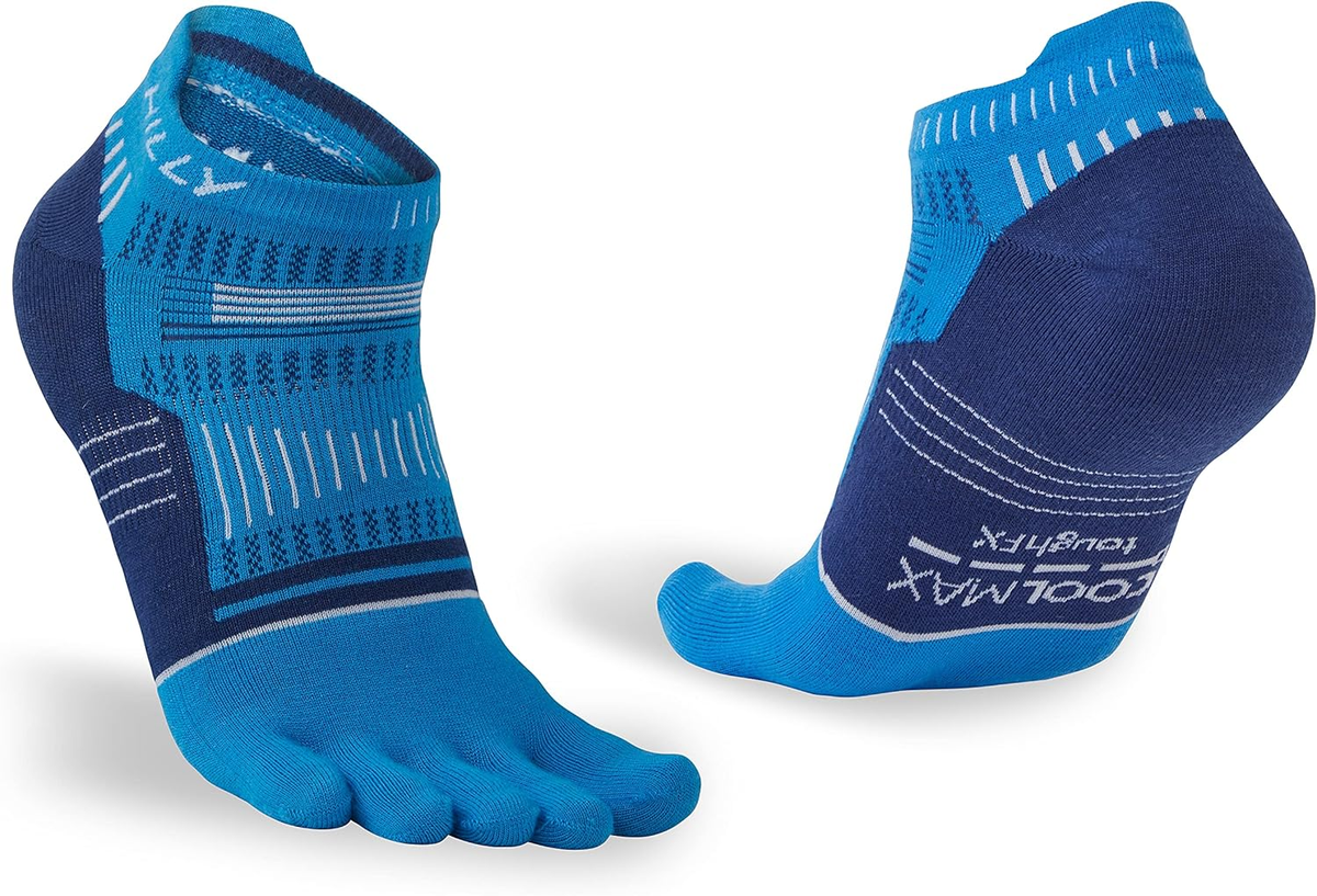 Hilly Unisex Toes Running Socks Minimal Cushion Socklet – Multi