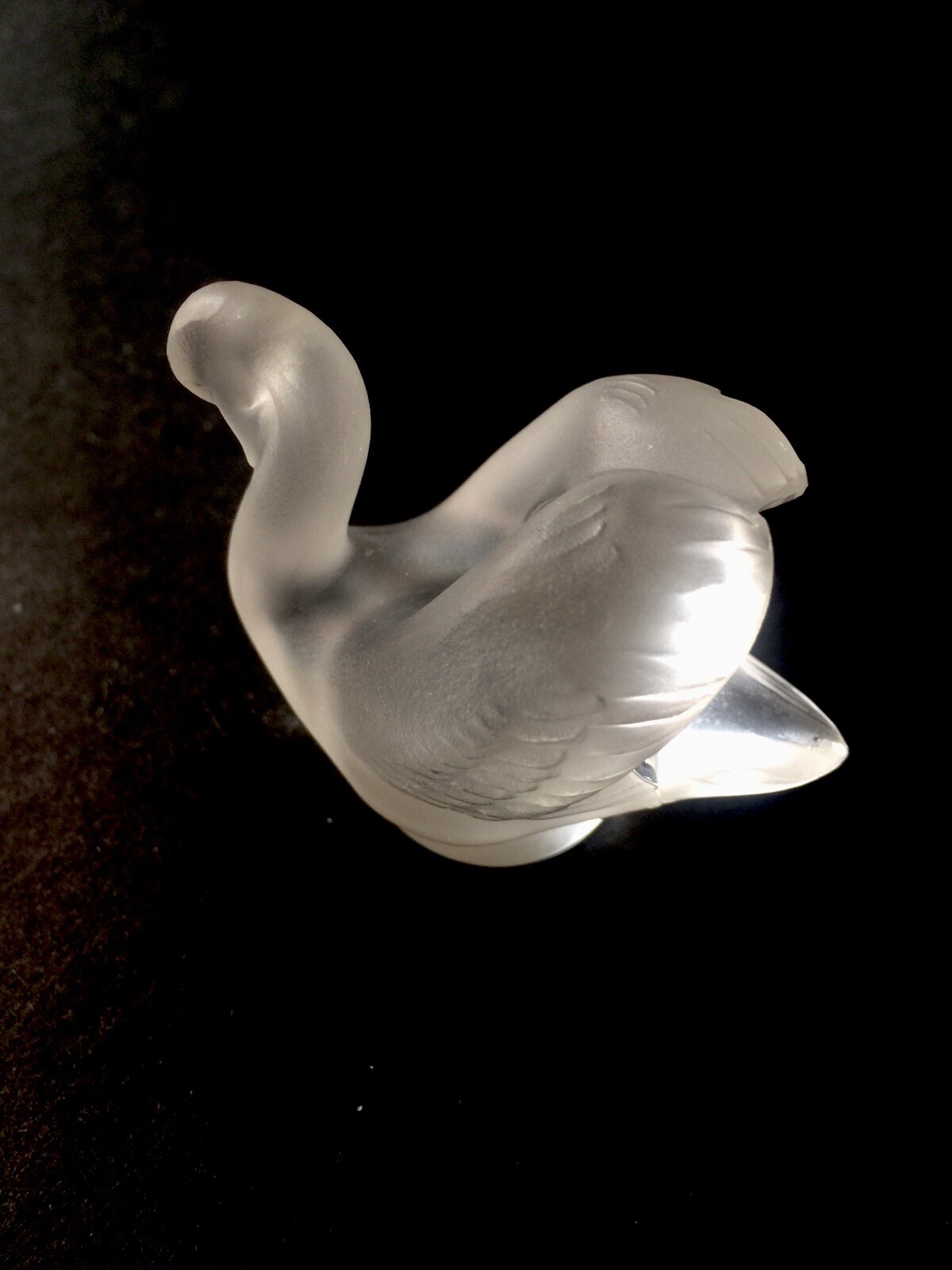 Antique Lalique Decorative Glass Swan eBay