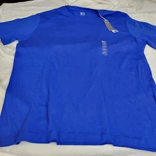 NWT Blank T Shirt Racing Blue Single Stitch JCPENNEY JCP New with Tags 2XL XXL 