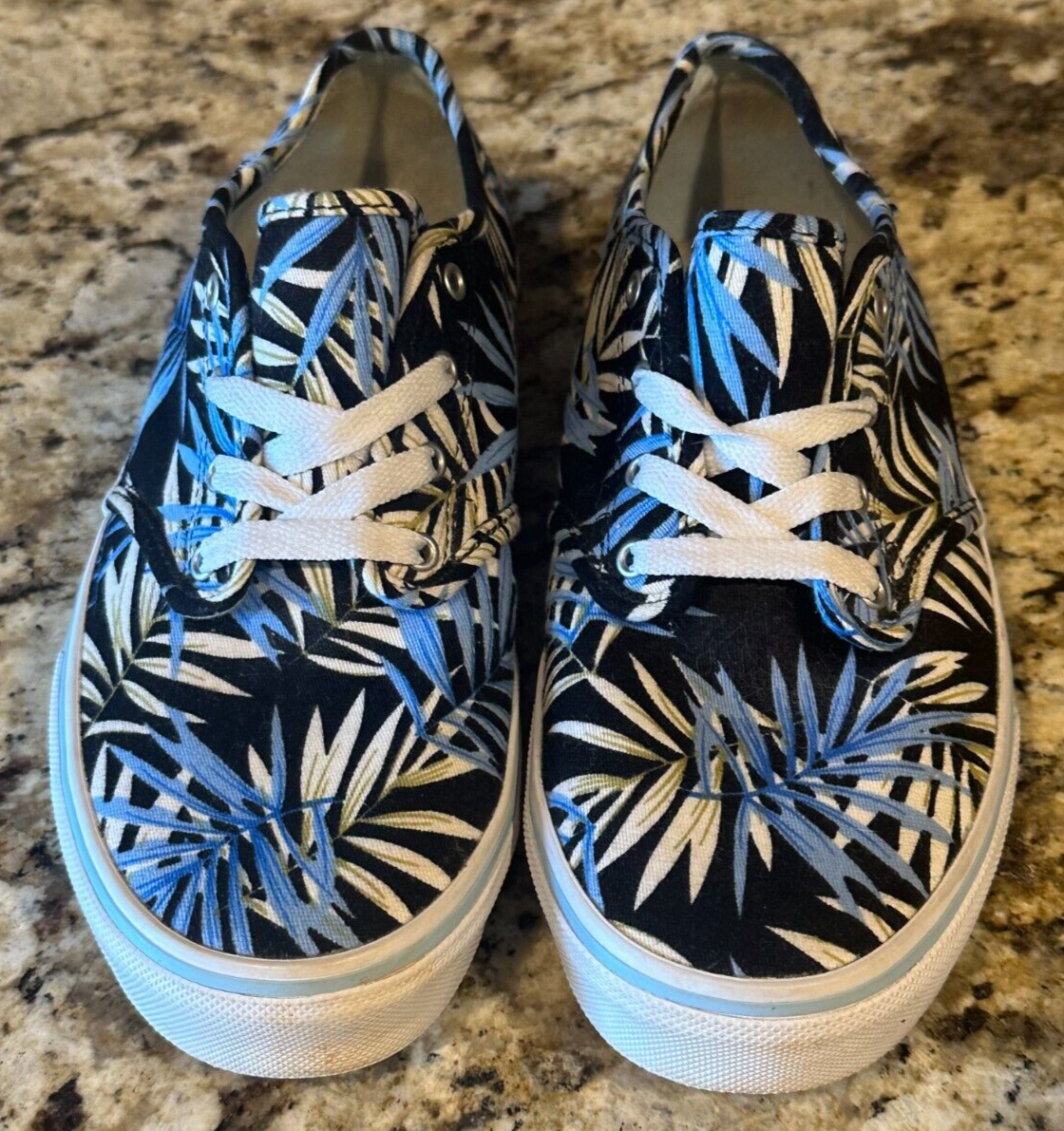 Vans Camden Tropical Palm Leaf Women's Sz Sneaker Shoes Low Top 721356  C5