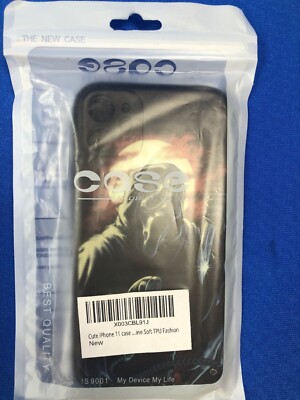 Case Mobile Case Cute iPhone 11 Jelly Case, ''Scream'' Theme