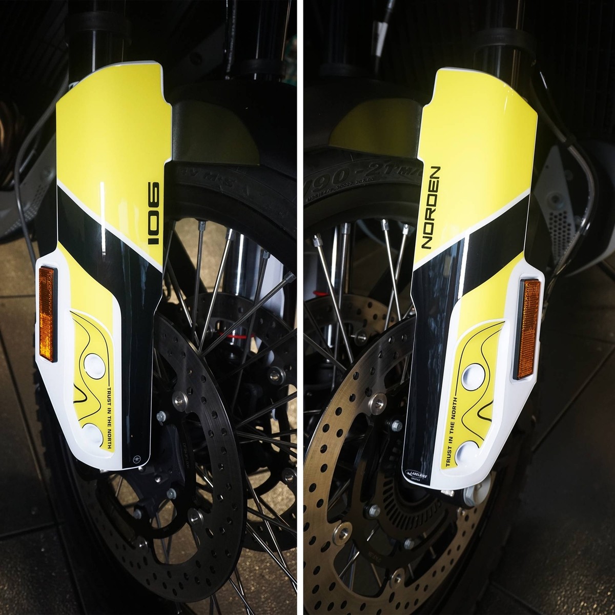 Labelbike 3D Tank Stickers For Husqvarna Norden 901 (2024) – Protective & Decorative