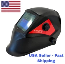 BLACK Welder Helmet Auto-Darkening Welding Helmet NIKATTO USA STOCK