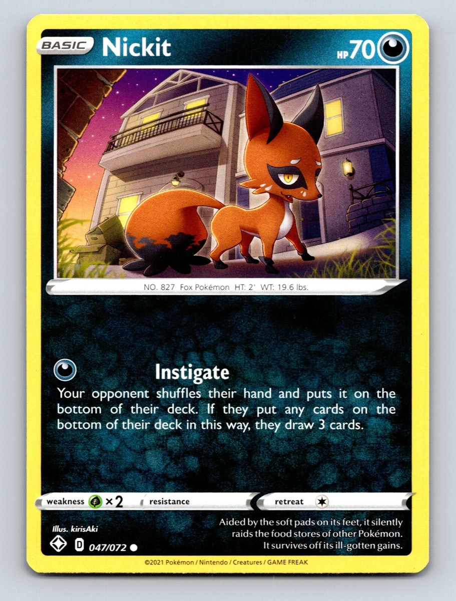 ポケモンカード Nickit 103/189 HP60 4x] Nickit (#103/189) SWSH10 NM Pokemon | eBay