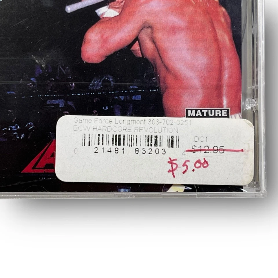 ECW: HARDCORE REVOLUTION Sega Dreamcast, 2000 Brand New SEALED - Image 2 of 4