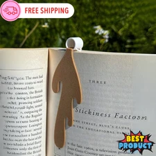 1/2pcs Bookmark Creative Spilled Coffee Cup PU Leather Great Gift Office School