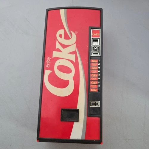 Vintage 1989 Coca Cola Coke Vending Machine AM/FM Radio Model # 1989 non-working