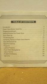 Vintage 1989 Nintendo NES "Power Glove" Instructions Booklet/Manual