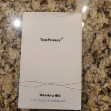 TooPower Hearing Aid, OTC Digital Hearing Aid, Fs Rechargeable, Noise Reduction