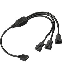 ARGB Splitter 5V 3Pin to SM 3Pin Female PC Fan Extension Cable Adapter Connector