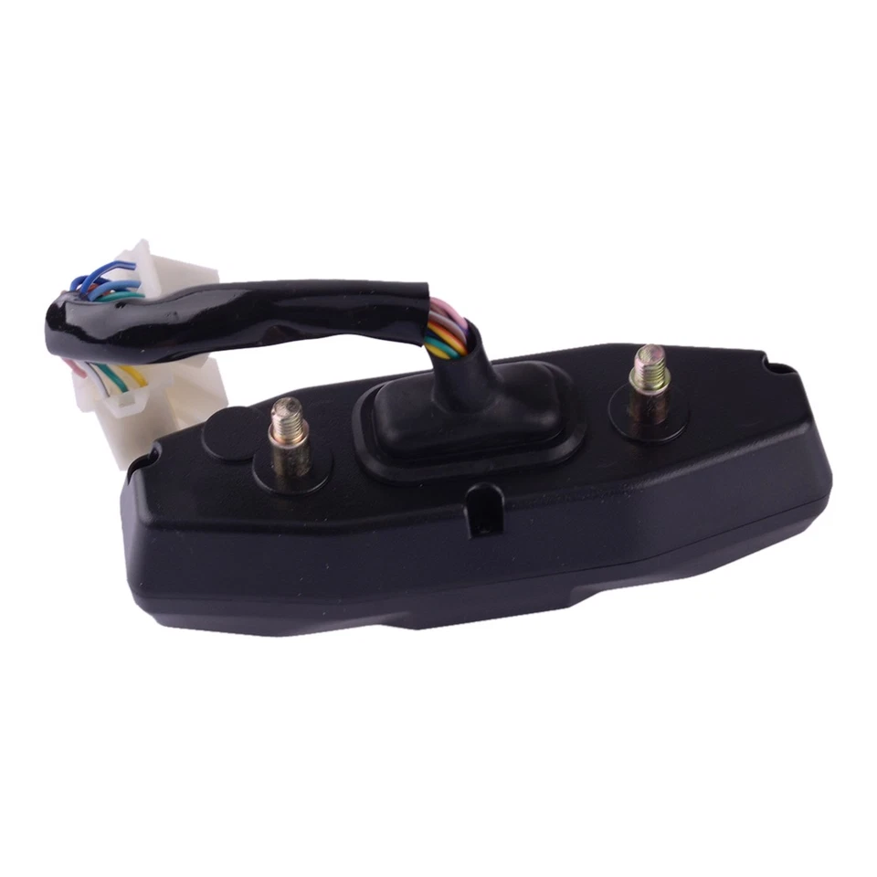 Motorcycle ATV LCD Digital Speedometer Odometer Tachometer Gauge w/ Bracket xj - Image 4 of 4