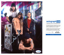 Chad Smith ‘Red Hot Chili Peppers’ Band Drummer Signed 8x10 Photo ACOA RHCP