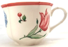 Villeroy & Boch Jardin D'Alsace Fleur Coffee/Tea Cup Pastel Flowers Luxembourg