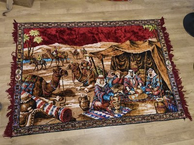 Vintage Original Arabisch/Orientalisch Teppich 118 cm x 167 cm