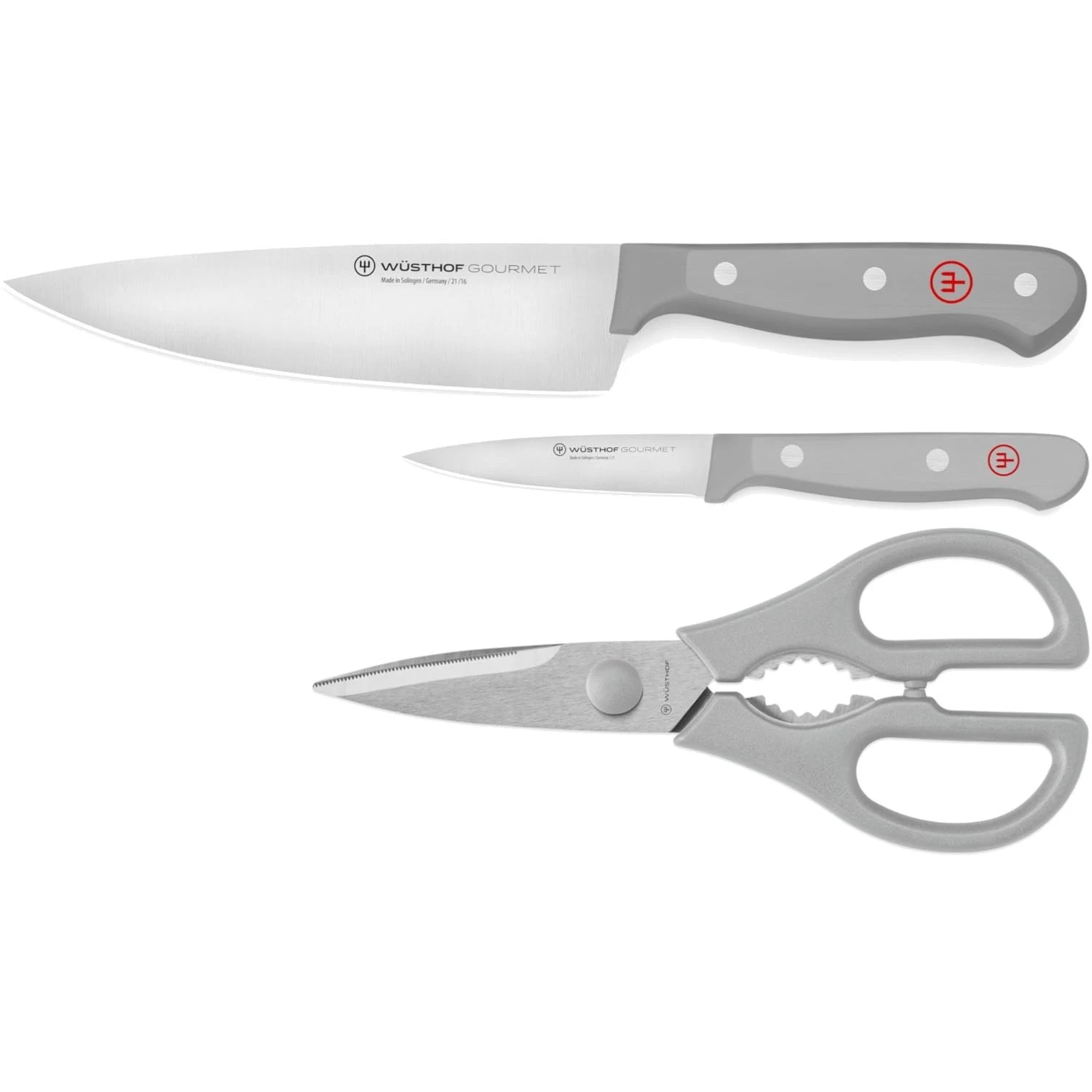 Gourmet Grey 3-Pc Kitchen Essentials Set