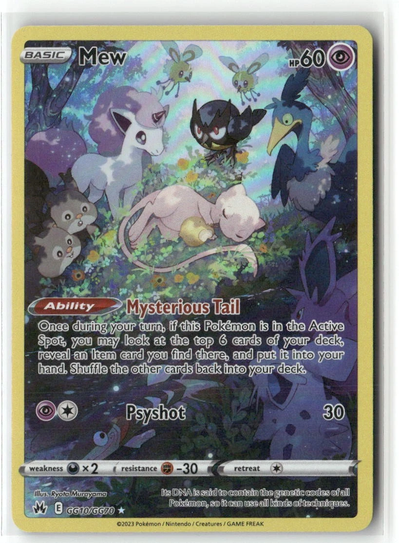 Mew GG10/GG70 Crown Zenith: Galarian Gallery for sale | eBay