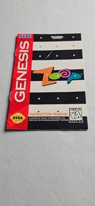 Zoop Sega Genesis Game Instruction Manual Only - NO GAME