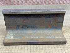 Vintage Railroad Rail Mining Train Narrow Track Small Anvil 3 lbs. Old Tool Nice