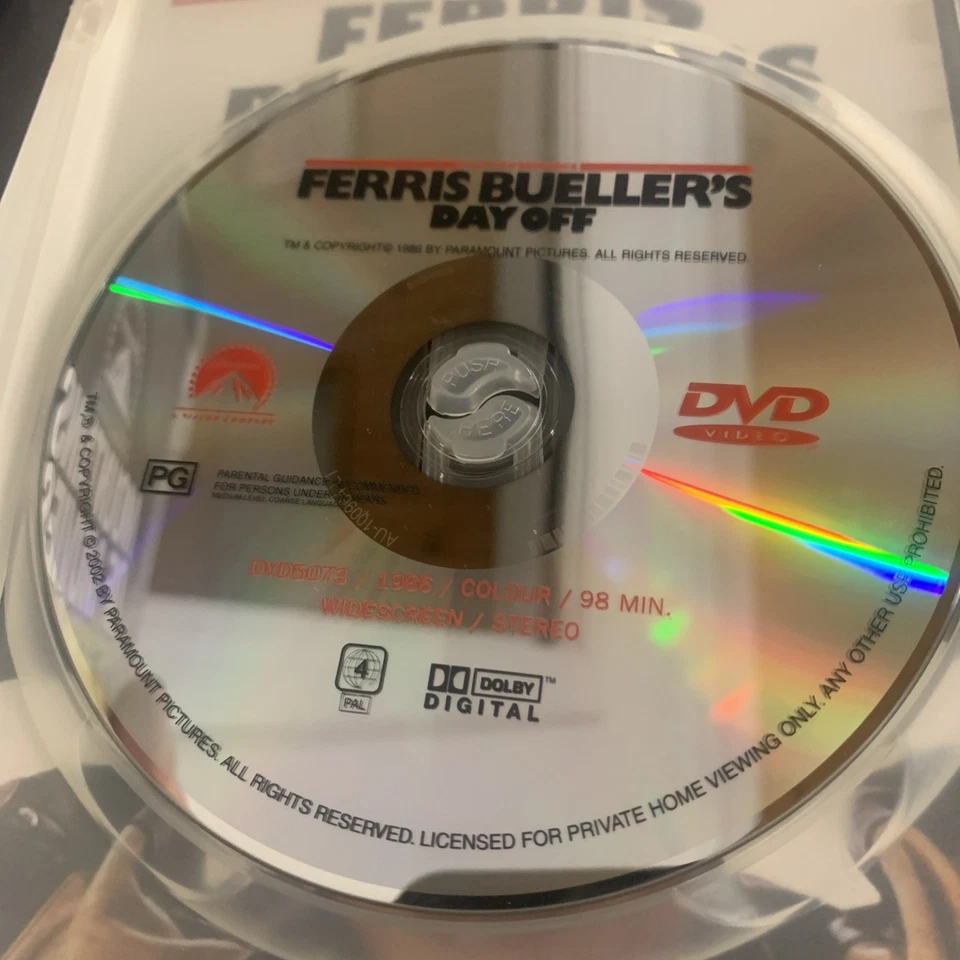 Ferris Bueller's Day Off (DVD, 1986) G - image 3 of 3