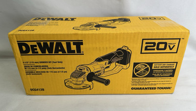 MA6 Brand New DeWALT 20v Max 4-1/2'' Angle Grinder Kit Tool Only DCG412B - Sealed