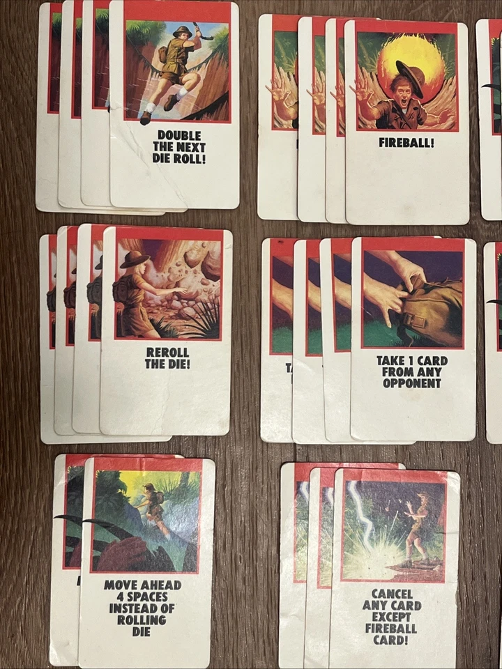 Juego de mesa Fireball Island 1986 cartas originales casi completo 47 de 48 Foto 2 de 4