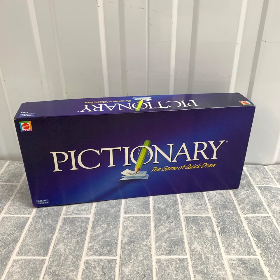 Vintage Pictionary Board Game Family Fun Vintage 1992 Unused Christmas Gift Idea - Image 2 of 4