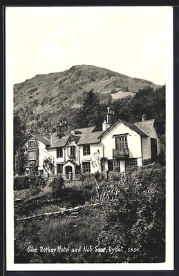 Rydal, Glen Rothay Hotel and Nab Scar, Ansichtskarte 