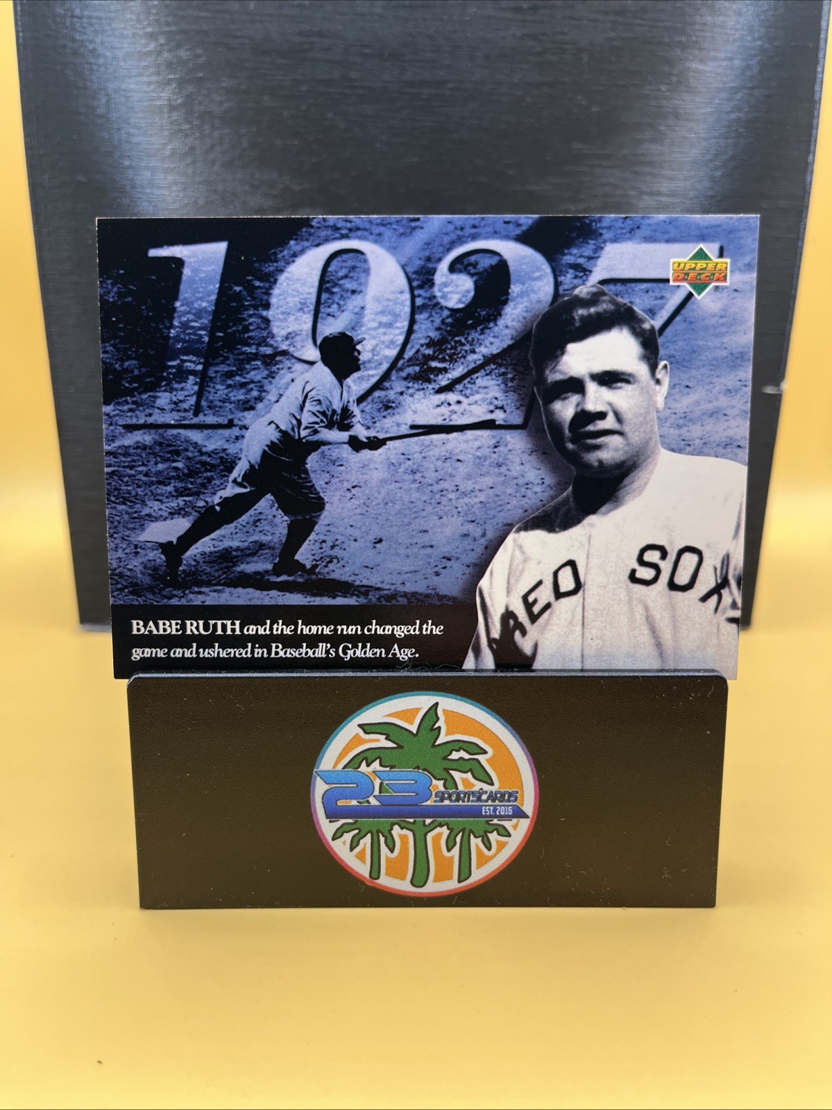 BABE RUTH 1994 UPPER DECK ALL TIME HEROES 125TH ANNIVERSARY 1927 CARD #110 HOF