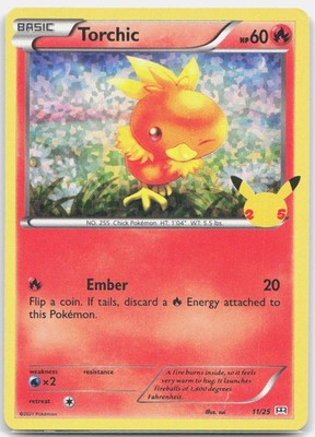 Torchic - 11/25 Holofoil M21 011/025  NM