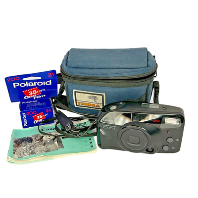 #ad #ad Canon Sure Shot Zoom S 35mm Film Camera FilmCaseNeeds Battery $55.00