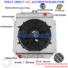 For 1954-1956 Ford Country Sedan Squire Fairlane V8 4 Row Radiator Shroud Fan For 1954-1956 Ford Country Sedan Squire Fairlane V8 4 Row Radiator Shroud Fan