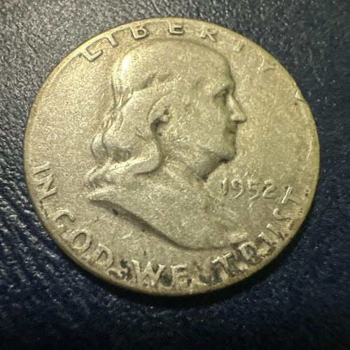 1952 Benjamin Franklin Half Dollar Coin