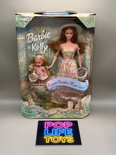 Vintage 2000 Mattel “Easter Garden Hunt Barbie & Kelly Giftset” #29328 *NRFB*