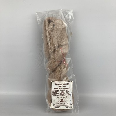 HKS DMC Broder Medicis #8501 Taupe Virgin Wool Thread VTG 570m