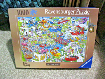 RAVENSBURGER 1000 PIECE PUZZLE TIME TRAVEL 4 FUTURE TIME RAY'S
