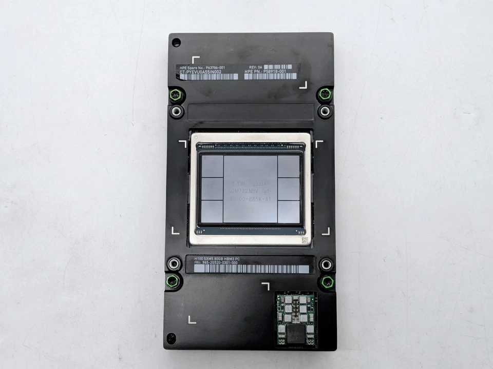 HPE NVIDIA H100 SXM5 80GB HBM3 Tensor Core GPU GH100-885K-A1 – Open Box