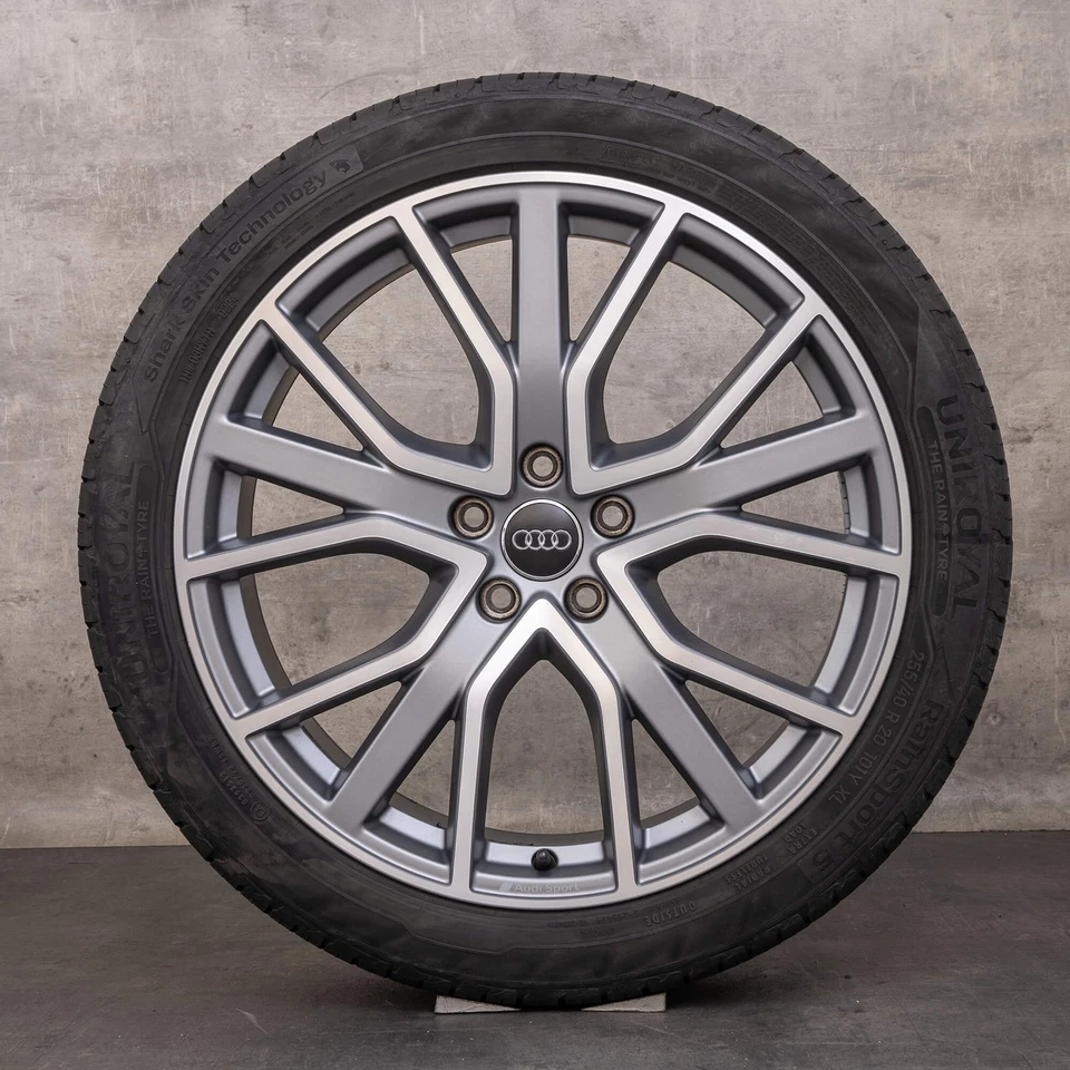 Audi A6 S6 Felgen 20 Zoll 4K C8 Sommerräder 4K0601025AB anthrazit matt - Bild 2 von 4