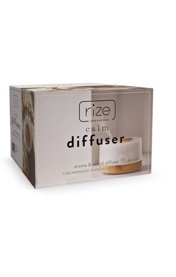 Rize Aroma Diffuser w/ Sound Machine & 7-Color LED Night Light
