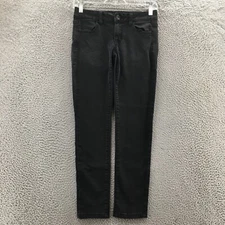 American Eagle Super Stretch Jegging Jeans Womens 2R (actual 28x26) Black Button