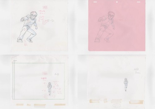 George Morikawa First Step Large 5-cut Original Picture Set Cels Character Goods - Picture 3 of 8